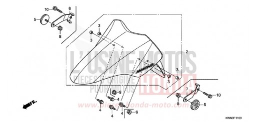 FRONT FENDER WW125D de 2013